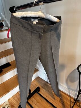 LOFT Charcoal Gray Tailored Dress Pants